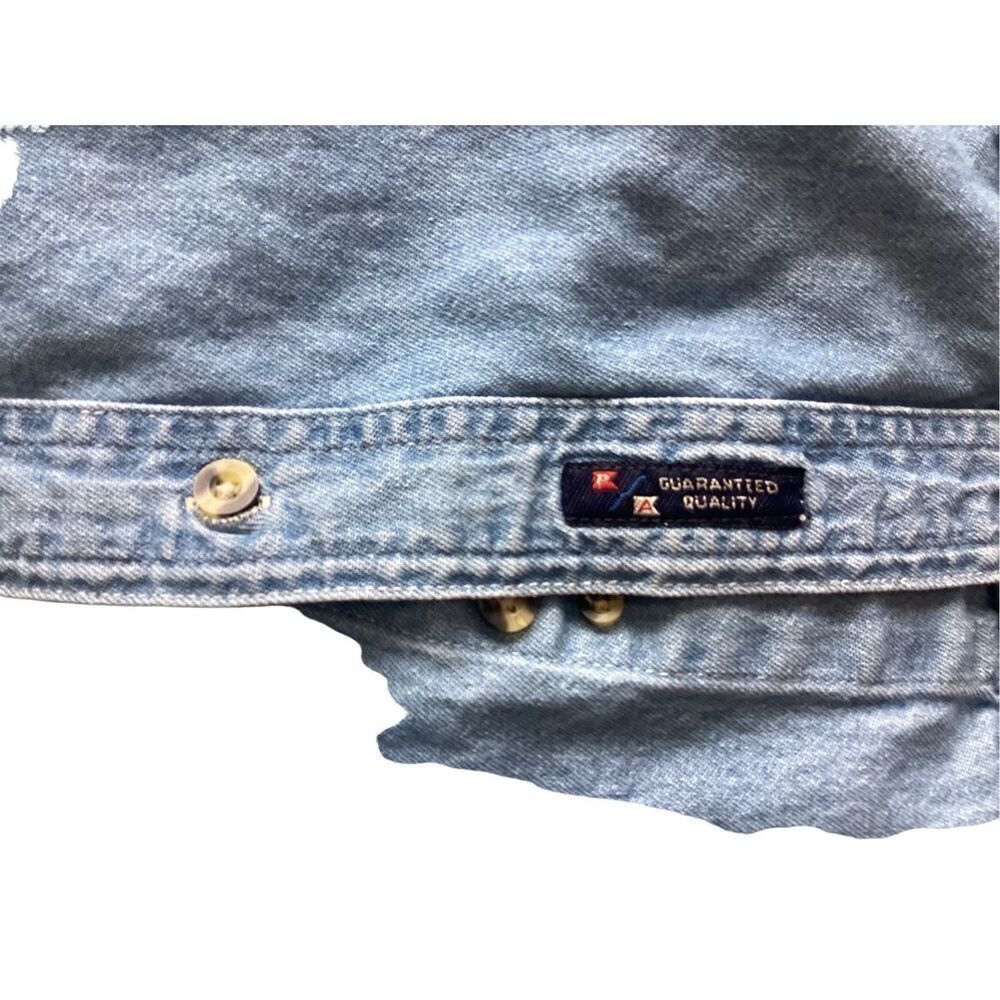 C Port Women’s Cat Jean Button Up Large Cat Lover… - image 8